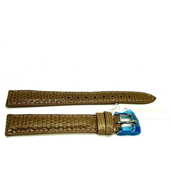 Michele Women's Watch Replacement Band Cashmere Gray Leather 14mm MS14AA… - Picture 5 of 8